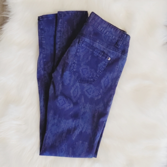 CP Jeans, tribal, aztec, skinny, pencil, matchstic - Picture 1 of 7